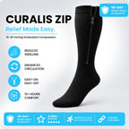 Curalis™ Zip Compression Socks