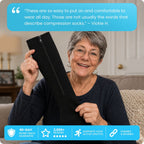 Curalis™ Zip Compression Socks